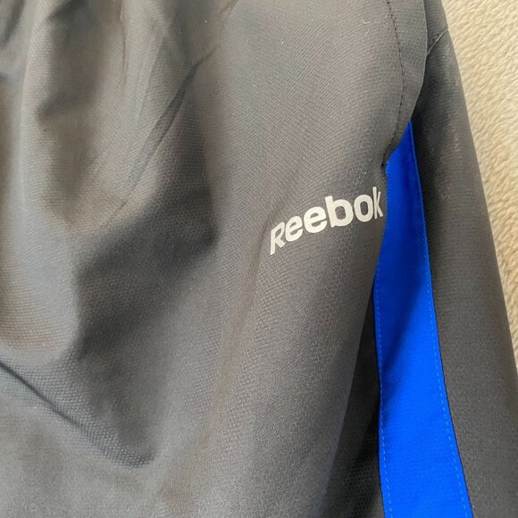 Reebok Mens Track Pants Size XL Black Activewear Straight Leg Pull On Athletic - Picture 8 of 11